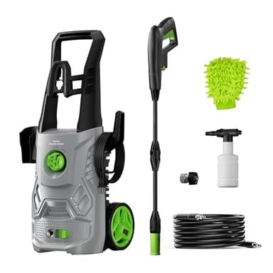 Pressure Washer, 4200PSI 2.6 GPM Power Washer with Foam Cannon 23FT Hose Electric High Pressure Washer for Fences, Patios, Decks, Patios and Cars Powerwasher