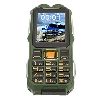 Unlocked Senior Cell Phone, Big Button Dual SIM Senior Phone, Easy to Use Mobile Phone with Large Capacity Battery, Flashlight, SOS Key, Voice Recorder, Calendar, Alarm Clock, Calculator, Green