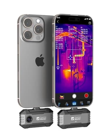 Thermal Master Thermal Camera for USB-C iPhone and Android, P1 Thermal Imaging Camera with 320×240 X³ IR Resolution, -4℉ to 1112℉, 160×120 Infrared Camera (iOS and Android)