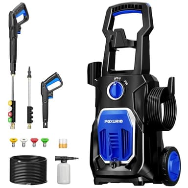 Electric Pressure Washer, 4000PSI 2.8 GPM Power Washer with Foam Cannon 35FT Hose Electric High Pressure Washer for Fences, Patios, Decks, Patios and Cars Powerwasher