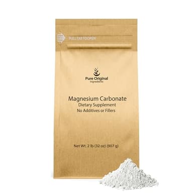 Pure Original Ingredients Magnesium Carbonate, Magnesium Supplement, Non-GMO, Multi-Purpose (2 Pound)