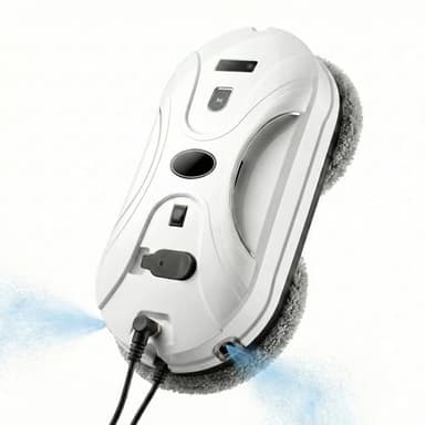 Automatic Window Cleaning Robot, Window Cleaner Robot Auto Dual Spray, 2026 Model Robot Limpia Vidrios AI Path Planning, 3000Pa Suction, Remote Control, Edge Detection for Streak-Free Glass - SS1