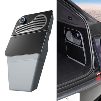 Tesstudio Tesla Model Y Junpier 2025+ Car Refrigerator, 16L Capacity Model y 21-24 Trunk Car Fridge, Easy Install, Efficient Cooling, Portable Freezer Cooler for Camping, Outdoor Driving