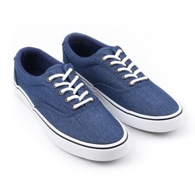 ANTLULU Mens Canvas Shoes Low Top Fashion Sneakers Lace Up Casual Shoes