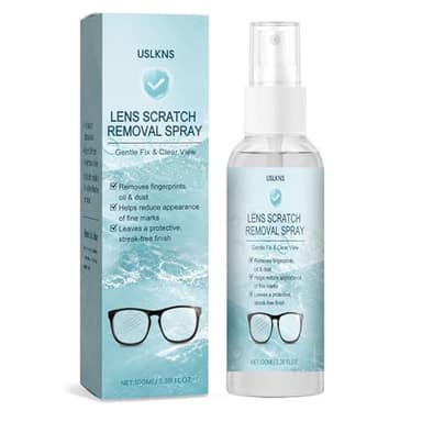 USLKNS 2026 New Upgraded Eyeglass Scratch Remover For Eyeglasses, Glasses Lens Scratch Remover, Glasses Scratch Remover, Glasses Cleaner Spray (1, 100ML)