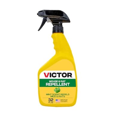 Victor M809 Mouse and Rat Repellent Natural Peppermint Non-Toxic Spray for Indoor and Outdoor Use Ready to Use – 32 fl oz