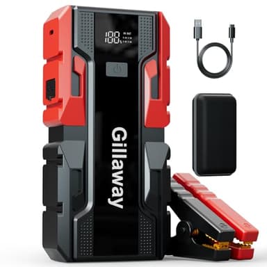 001B 3000A Car Jump Starter Battery Pack (Up to 9.0L Gas and 7.0L Diesel Engine), 12V Car Charger Jump Starter Portable Battery Jump Starter with Power Bank