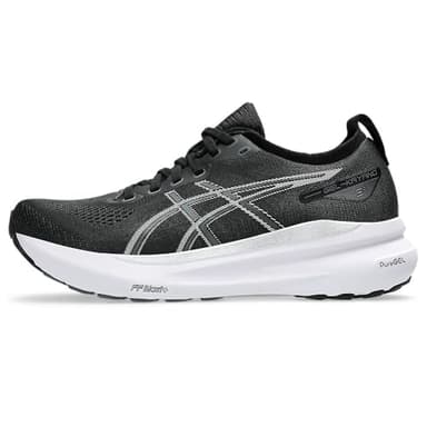 ASICS Women's Gel-Kayano 31 Running Shoes, 8, Black/Pure Silver