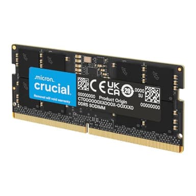 Crucial 64GB DDR5 RAM, 5600MHz (or 5200MHz or 4800MHz) Laptop Memory Kit, SODIMM 262-Pin, Compatible with 13th Gen Intel Core and AMD Ryzen 6000 - CT2K32G56C46S5