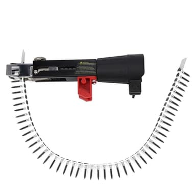 AUNMAS Auto Feed Screw Gun, Collated Screw Gun Chain Nail Gun Automatic Electric Drill Screw Tightening Equipment Installed on Electric Drill for Gypsum Board Partition Wall Ceiling