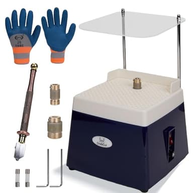 Stained glass grinder machine,Automatic Water-filling 360° Anti-Dust 110V 4200RPM Brushless Motor Mini Precision Edging Shaping Glasses Grinder for Glass Arts,Tile,Jewelry Making,Mosaics Decoration