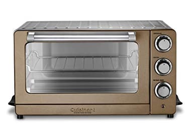 Cuisinart TOB-60N1CS Convection Toaster Oven Broiler, 19.1"(L) x 15.5"(W) x 9.8"(H), Copper Stainless Steel