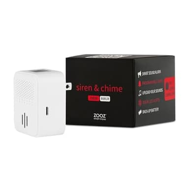 Zooz Z-Wave Long Range Smart Siren & Chime ZSE50 800LR (Z-Wave Hub Required) | Works with Z-Box, Home Assistant, Hubitat, and HomeSeer