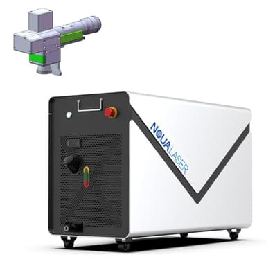 US STOCK! 2000W Laser Cleaning Machine Laser Rust Removal Machine 10 Cleaning Modes 300mm Handheld Laser Cleaner Machine with Rust Paint Oil Dirt Stains Coating Remover for Metal 220v (10M Cable)