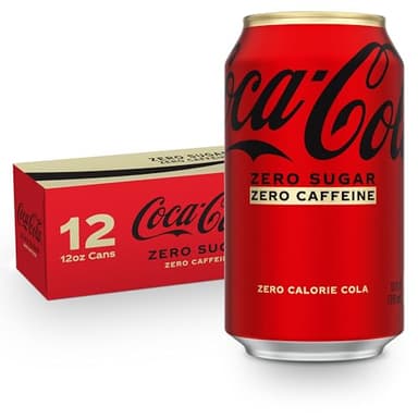 Coca-Cola Zero Caffeine-Free Soda, 12 Fl Oz (pack of 12)