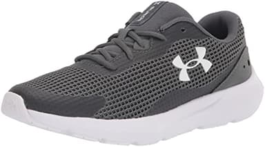 Under Armour Men's Surge 3, (102) Pitch Gray/White/White, 11