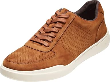 Cole Haan mens Grand Crosscourt Modern Perf Sneaker, British Tan, 11.5 US
