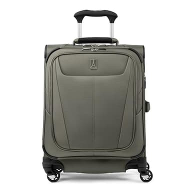 Travelpro Maxlite 5 Softside Expandable Luggage with 4 Spinner Wheels, Lightweight Suitcase, Men and Women, International, Slate Green, Carry-on 19-Inch