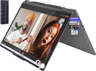 Lenovo Yoga 7i 2-in-1 16" 2K WUXGA Touchscreen Laptop, Intel Core Ultra 5 125U 12-Core Processor, 16GB RAM 1TB SSD, Fingerprint Reader, Backlit Keyboard, Wi-Fi 6E, Windows 11 Home, Storm Grey