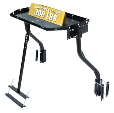 Stromberg Carlson CC-255 Trailer Tray – A-Frame Mounted Tray, RV Generator Mount, Trailer Cargo Carrier, Travel Storage Solutions, Front Mount Cargo Carrier & Rack – Black