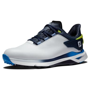 FootJoy Men's Pro/SLX Previous Season Style Golf Shoe, White/Navy/Lime, 11