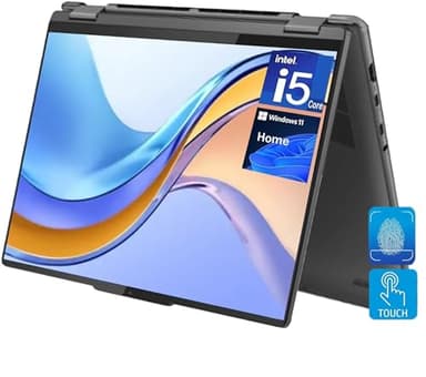 Lenovo Yoga 7i 16" WUXGA 2 in 1 Touchscreen Laptop, Intel i5-1335U 10-Core Processor, 16GB RAM 1TB SSD, Fingerprint Reader, Backlit Keyboard, Webcam, Bluetooth, Windows 11 Home, Grey