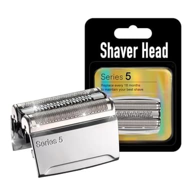 52S Series 5 Electric Shaver Replacement Head for Men Razor Shaving Blades Compatible with 52S Replacement Electric Shaver Heads Braun Series 5: 5090/5190cc, 5040/5140s, 5030s, 5147s, 5145s