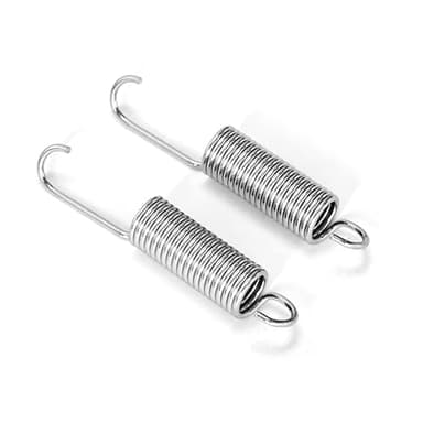yaaqoo 3-5/8 inch Overall Length Recliner Sofa Chair Mechanism Tension Springs Replacement Long Neck Hook (Pack of 2)