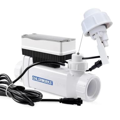 CHLORWORKS Salt Cell for Pool - up to 15,000 Gallon Pool, Model No. CWPC, Fit for Pentair Intellichlor Moldel No. IC20, Salt Chlorine Generator Without Power Center