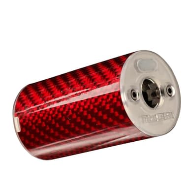 T238-Nano Airsoft Tracer Unit, Carbon Fiber Mini Tracer with 14mm CCW Thread Interface and Type-C Charging Port, 14mm CCW to 11mm CW Adapter
