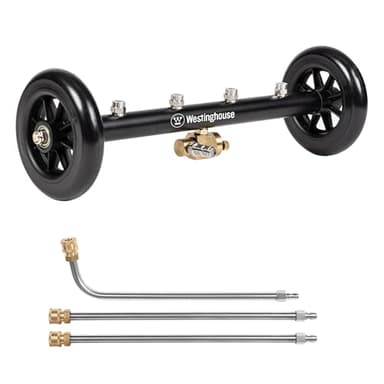 Westinghouse Universal 16" Pressure Washer Undercarriage Cleaner and Water Broom Attachment - 4400 PSI, 1/4" Connector - for Gas and Electric Pressure Washers
