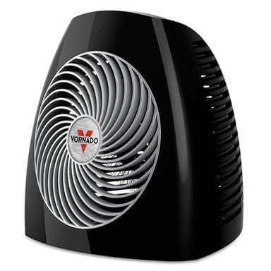 Vornado MVH (2025) Space Heater, 3 Heat Settings, Adjustable Thermostat, Tip-Over Protection, Auto Safety Shut-Off System, Indoor Use, Whole Room Heating, Black