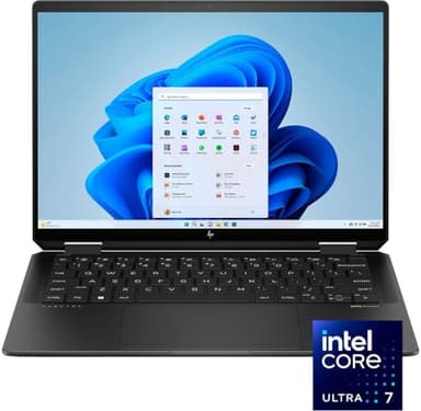 HP 2024 Spectre x360 2-in-1 Laptop 14” 2880x1800 120Hz Touch 16-Core Intel Evo Core Ultra 7 155H Arc Graphics 32GB LPDDR5 4TB SSD Thunderbolt 4 WiFi BT Webcam Backlit KB Fingerprint Windows 11 Pro