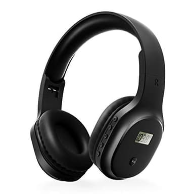 Rechargeable and Portable Personal FM Radio Headphones with Best Reception, Wireless Headset Radio Ear Muffs for Jogging, Mowing, Cycling, Meeting FM Receiver