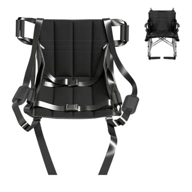 Patient Lift Transfer Belt for Wheelchair to Car/Bed, Emergency Evacuation Chair Stair Lift Assist pad, Portable Home Slide Board Sling Seat Cushion for Transferring Elderly and Disabled People.