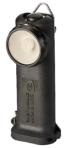 Streamlight 90545 Survivor 175-Lumen Alkaline Safety-Rated Firefighter Right Angle Flashlight, Black