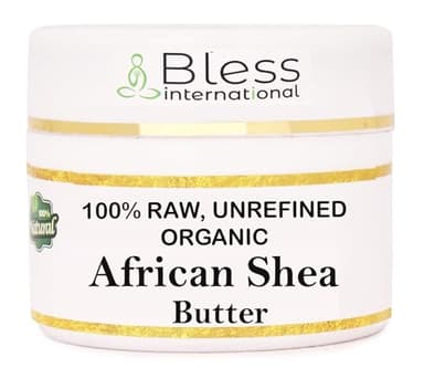 Organic Raw African Shea Butter 100% Pure,Natural & Unrefined| Skin Moisturizer For Face, Body & Hair| 4 OZ/115 GM Ivory / White Grade A | DIY Creams, Balms, Lotions, Soaps| Moisturizes Dry Skin