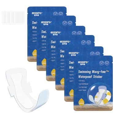 Waterproof Swimming Pads for Women, Skin Friendly Private Area Protection, Waterproof Private Patches, Dirt Prevention for Swimming, Daily Activities, Bathing, Spa & Water Sports (6)