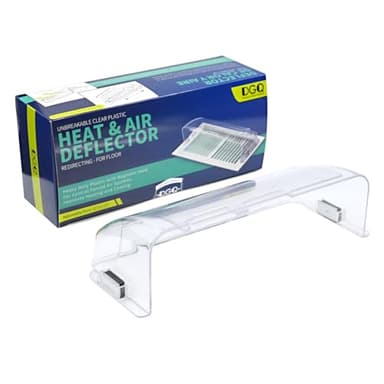 DGQ Unbreakable Air Deflector 8" to 12" Adjustable Heat and Air Vent Deflector Magnetic for Floor Registers, Also Work for Vents, Sidewall, and Ceiling Registers
