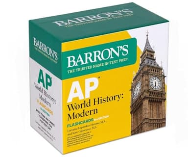AP World History: Modern Flashcards, Sixth Edition (Barron's AP Prep)