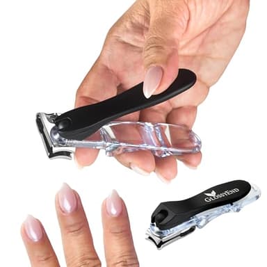 EZ Grip 360 Degree Rotary Stainless Steel Sharp Blade Fingernail Toenail Clipper, Trimmer and Cutter