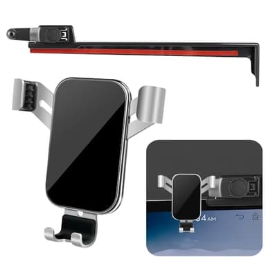 LUNQIN Car Phone Holder for Genesis GV70 2026 and Genesis G80 2025 2026, GV80 2025-2026 Auto Interior Accessories Best Cell Phones Mount Cellphone Mobile Cradle Charging Navigation GPS Screen Stand