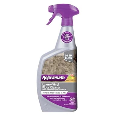Rejuvenate Luxury Vinyl Floor Cleaner Gently Cleans And Revitalizes Luxury Vinyl Floors, 32 Ounces