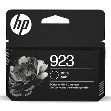 HP 923 Black Ink Cartridge Printers | Works with Printer Series: OfficeJet 8120, OfficeJet Pro 8130 | Eligible for Instant Ink | 4K0T3LN