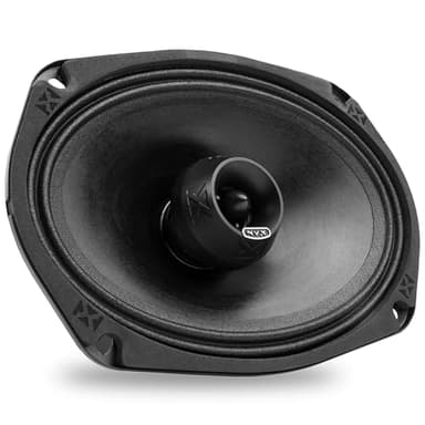 NVX® VPRO69 6"x 9" Premium Loudspeaker, 550W Max, 275W RMS, 4-Ohm, 1.5" Voice Coil, Pro Audio Coaxial with Bullet Tweeter, Water Resistant, Easy to Install in Cars/Trucks/Motorcycles (1-Speaker)
