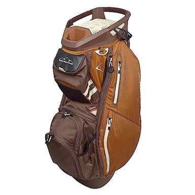 2023 Sun Mountain C-130 14 Way Divider Golf Cart Bag Pecan-Java-Beach