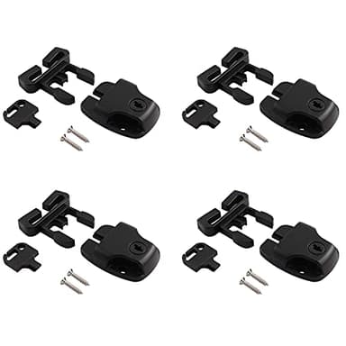 TAODAN 4 Set Spa Hot Tub Cover Latch Clip Lock Kit with Key,Replacement Broken Latchs Repair Accessories with Screws