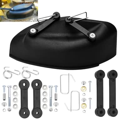 GY20417 Mulch Cover Kit 48" Compatible with John-Deere Lawn Tractors Deck LA140 155C E170 X140 L130 D150 1948GV Z245 Z355E 100 - with Mounting Accessories