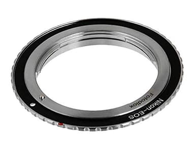 Fotodiox Lens Mount Adapter Compatible with Nikon Nikkor F Mount D/SLR Lens to Canon EOS (EF, EF-S) Mount D/SLR Camera Body - with Gen10 Focus Confirmation Chip