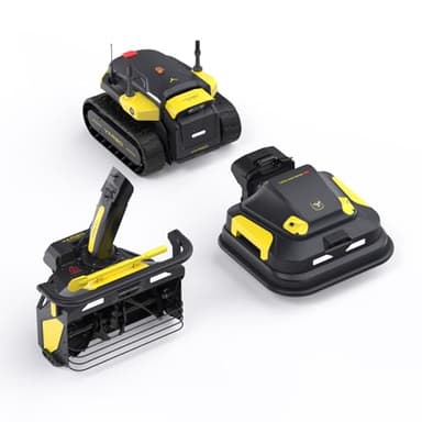 YARBO Robot Lawn Mower Pro and Snow Blower with Modular Design, Auto-Recharging, AI Multi-Zone Mapping & RTK GPS for Navigation
